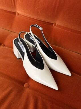 Steve Madden Pointed Slingback Block Heel